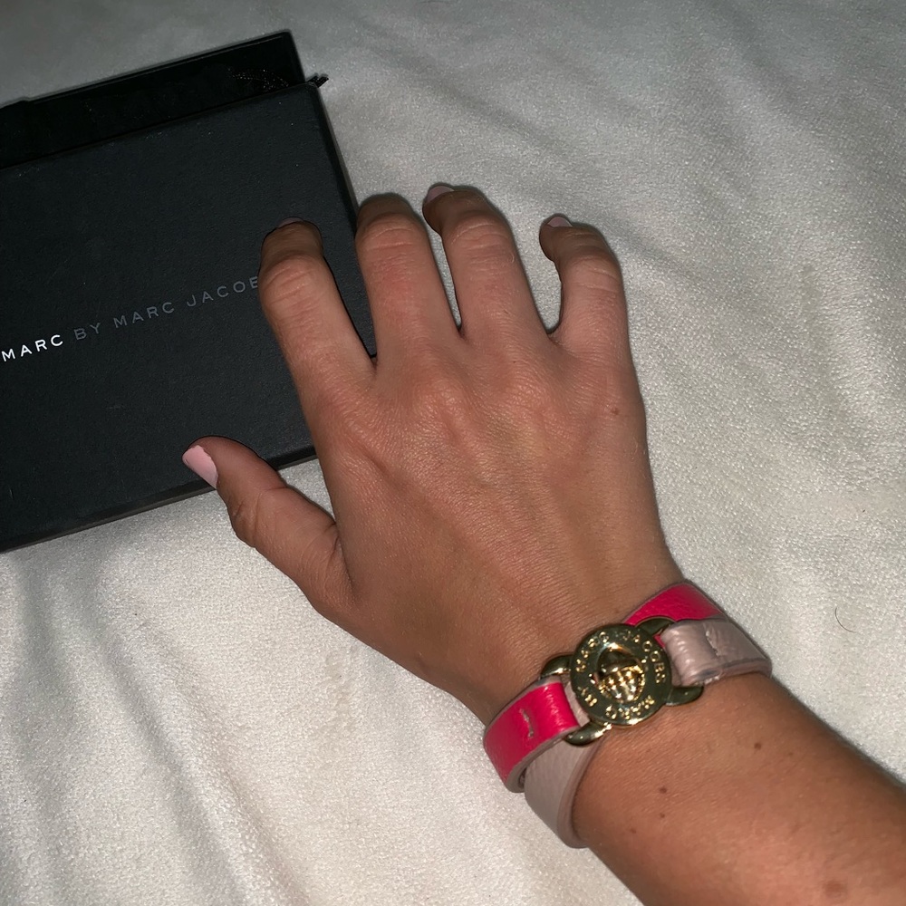 Marc Jacobs leather wrap bracelet